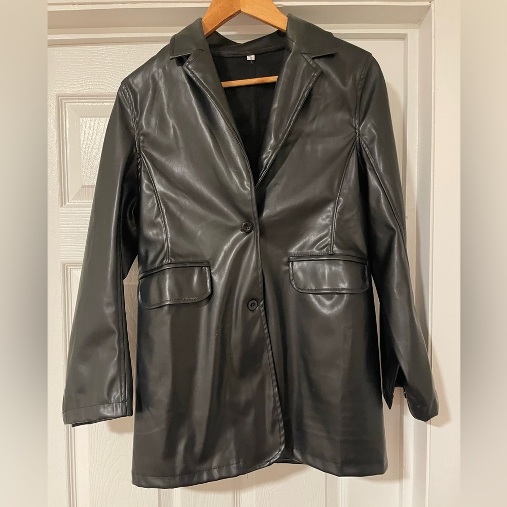 Leather Blazer